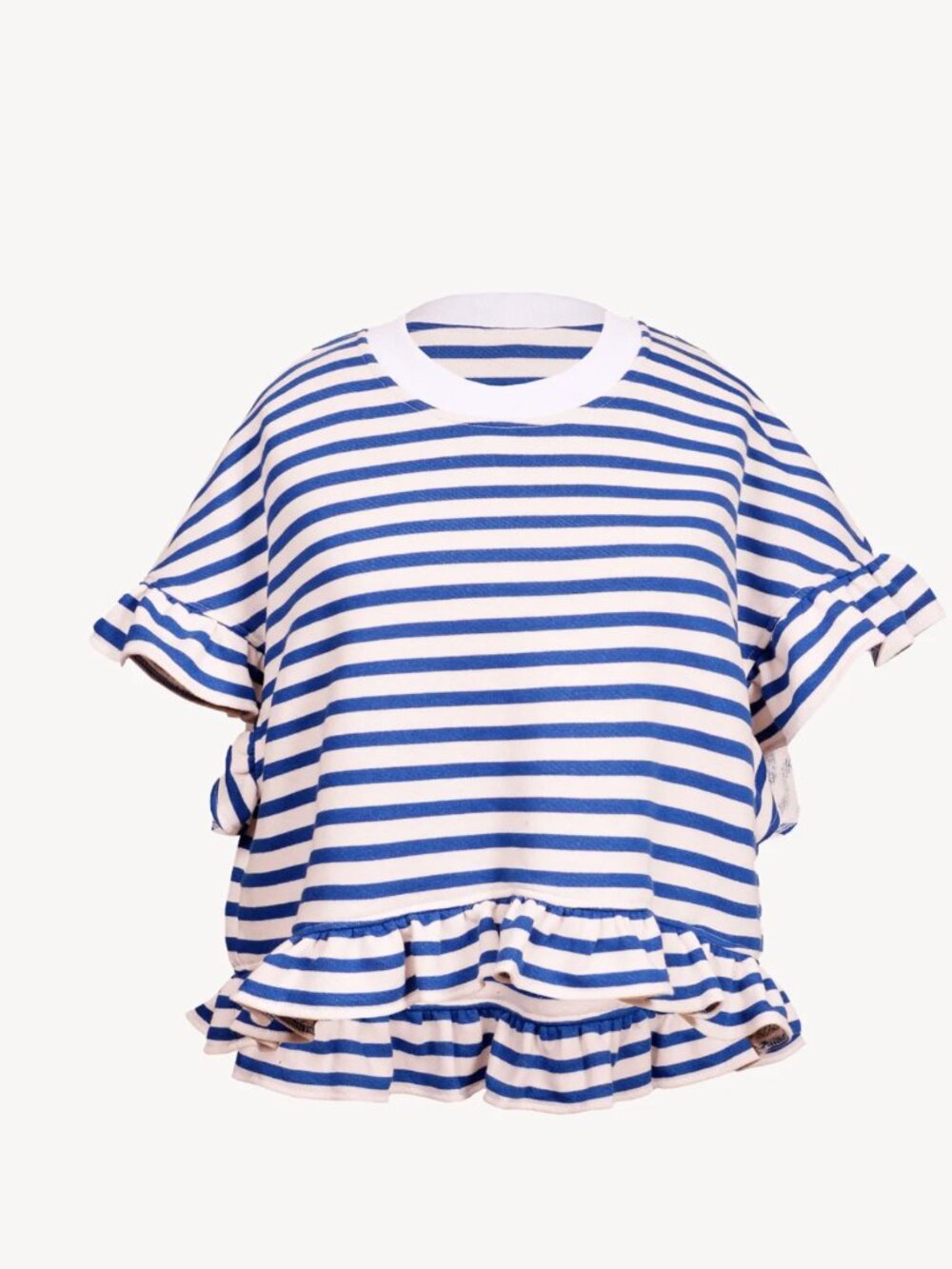 Ionana Ciolacu Striped Peony Blouse